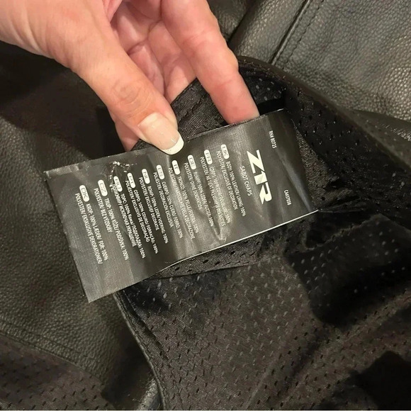 Z1R Sabot Leather Motorcycle Riding Chaps 3XL NWT - Picture 5 of 8